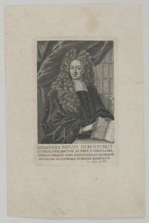 Bildnis des Iohannes Paulvs Hebenstreit