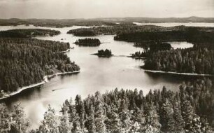 Finnland. Der Saimaa-See
