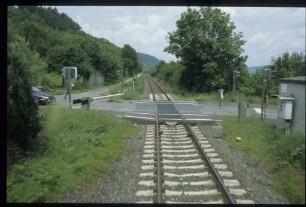 Bahnübergang in km 3+