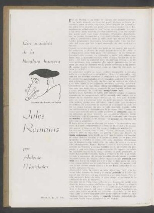 Los maestros de la literatura francesa: Jules Romains