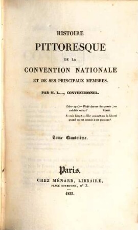 Histoire pittoresque de la convention nationale et de ses principaux membres, 4