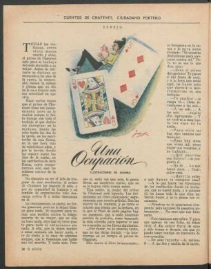 Una ocupación : (Cuento)