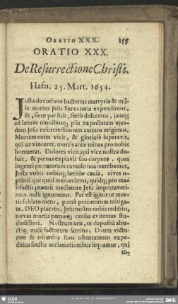 Oratio XXX. DeResurrectioneChristi