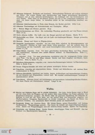 Waffen (Nr. 443-475)