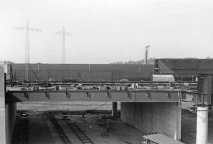 Bau der Kanalbrücken Rednitz in Fürth/Main-Donau-Kanal