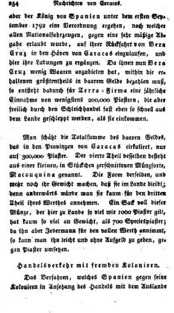 Handelsverkehr mit fremden Kolonieen.
