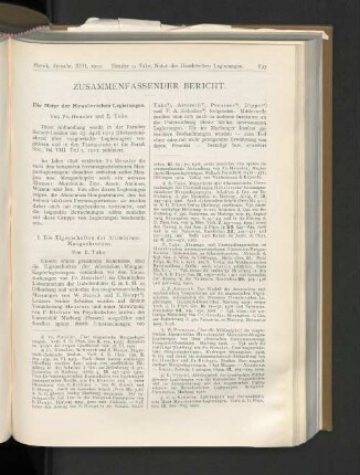 Zusammenfassender Bericht