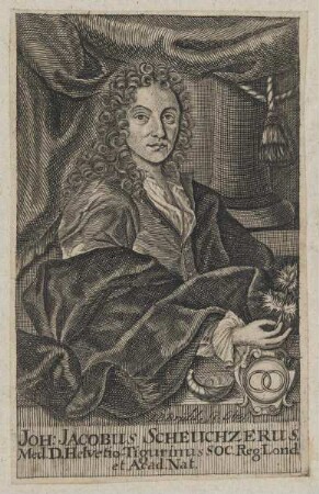 Bildnis des Joh. Jacobus Scheuchzerus