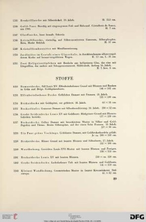 Stoffe (Nr. 1252-1299)