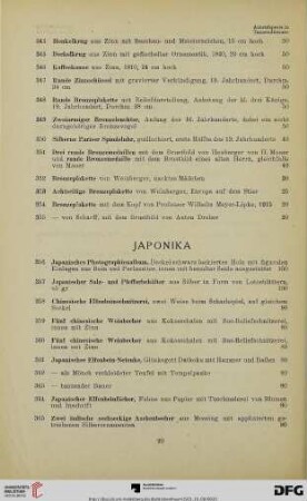 Japonika (Nr. 356-368)