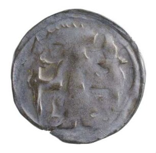 Münze, Pfennig, um 1350