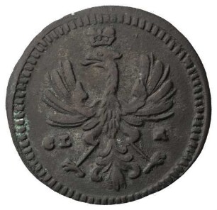 Fundmünze, 2 Pfennig, 1752