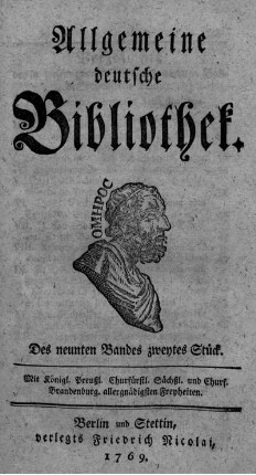 Des neunten Bandes zweytes Stück.