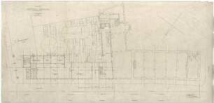 Gsaenger, Gustav; München; Stadtmuseum, Erweiterung - Erweiterung 1. Bauabschnitt, Tektur (Grundriss EG)