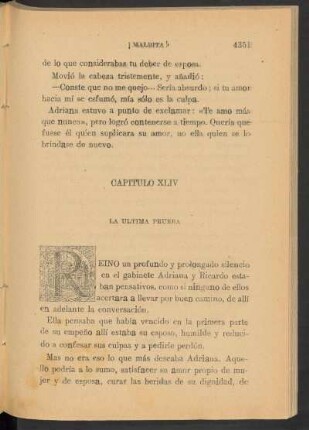 Capítulo XLIV - La última prueba