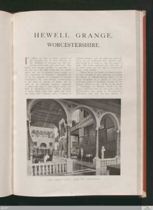 Hewell Grange, Worcestershire