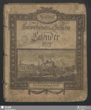 1815: Meißner Landwirthschafts- und Geschichts-Calender