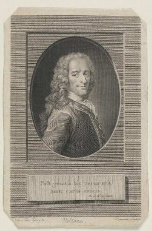 Bildnis des Marie François Arouet Voltaire