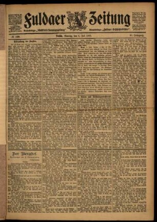 Ausgabe vom Montag, den 06. Juli 1903.