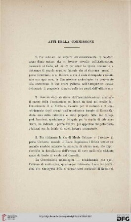 Atti della Commissione