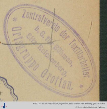 Stempel (Aus: UB Freiburg, BS 12/447).