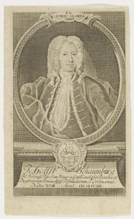 Bildnis des Jo. Gottfr. Schaumburg