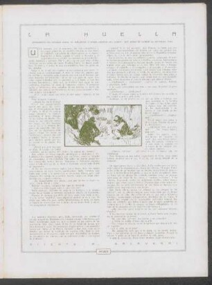 La huella : (Fragmento del notable libro "El manantial y otros cuentos del campo", que acaba de lanzar la Editorial Tor)