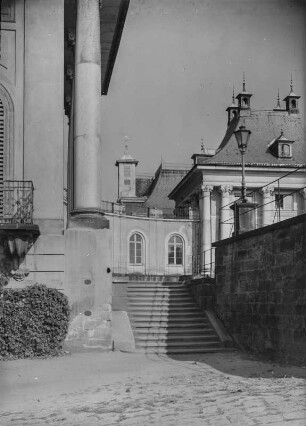 Dresden-Pillnitz. Schloss Pillnitz, Bergpalais. Außenansicht