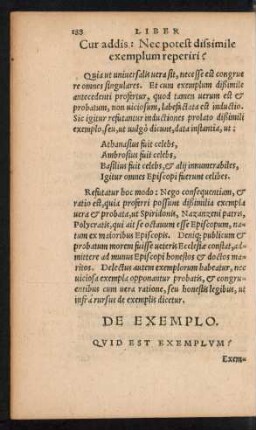De Exemplo.