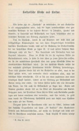 262-281 Katholische Kirche und Kultur : Fortsetzung