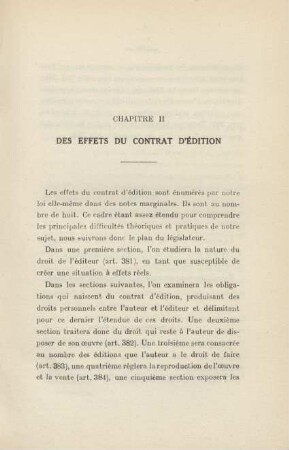 Chapitre II. Des effets du contrat d'édition