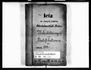 Unterstützungen und Gratifikationen, Band 10