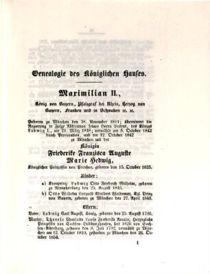 Verzeichniß der Beamten und Angestellten im Staats- und Gemeindedienste des Königlich-Bayerischen Regierungsbezirkes der Pfalz : nach dem Activitätsstande vom ... nebst einer Gemeindestatistik der Pfalz. 1857