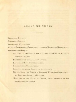 Volume the Second
