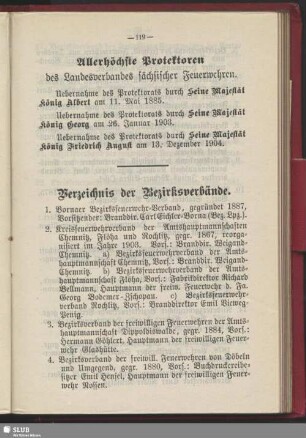 Allerhöchste Protektoren