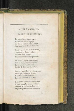 Imitations et Traductions