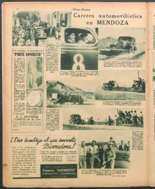 Carrera automovilística en Mendoza [Fotografías]