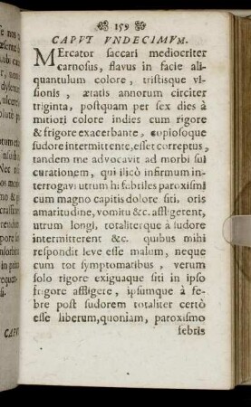Caput Undecimum.