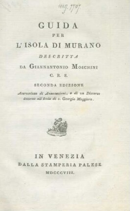Guida Per L'Isola Di Murano