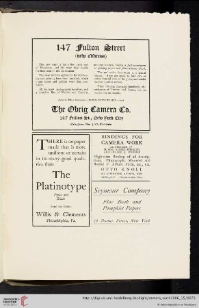 Otto Knoll [Bindings for Camera Work]