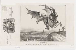 Le Tentateur, Blatt 214 der Folge "Actualités“, in: "Le Charivari", Paris 1851