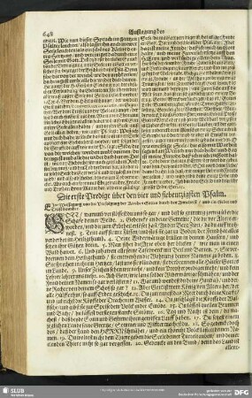 Auslegung des vier und siebentzigsten Psalms