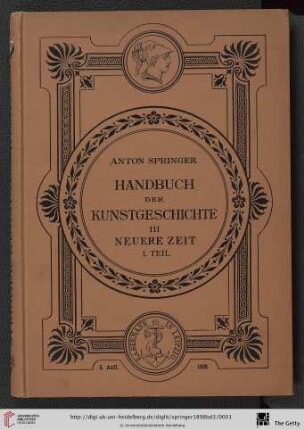 Band 3: Handbuch der Kunstgeschichte: Die Renaissance in Italien