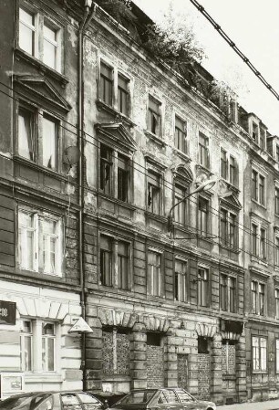 Dresden-Neustadt, Görlitzer Straße 5. Wohnhaus (1881). Straßenansicht
