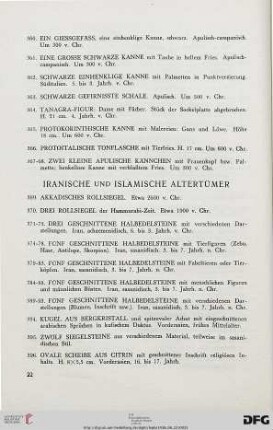 Iranische und Islamische Altertümer (Nr. 369-565)