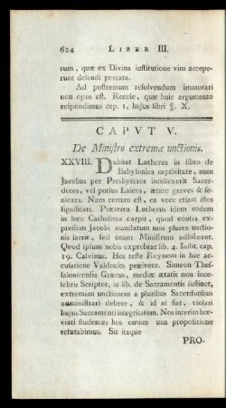 Caput V. De Ministro extremae unctionis