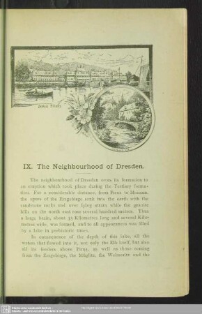 IX. The Neighbourhood of Dresden