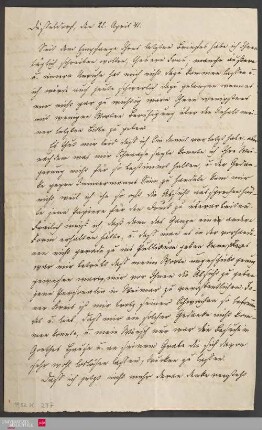 Ms 84-9 - Brief von Marianne Immermann an Elisa Ahlefeldt-Laurvig