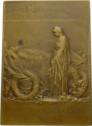 Plakette zum Tod von Sadi Carnot