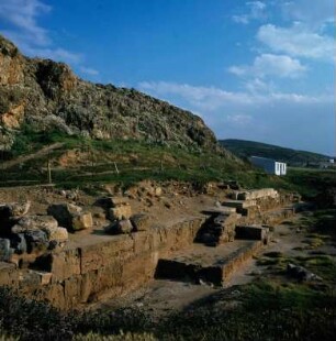 Kreta. Altar des Heiligtums des Zeus Thenatas